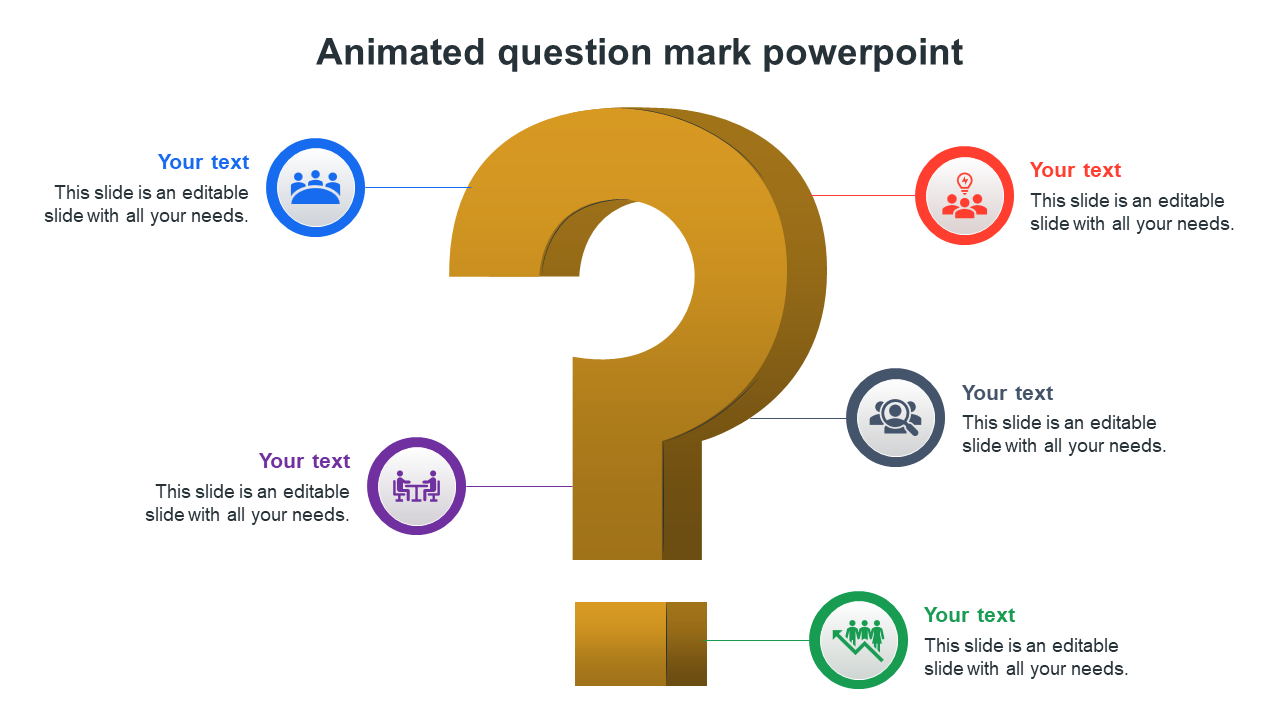 Animated Question Mark PowerPoint Template and Google Slides